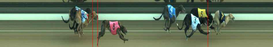 Photo finish for Warragul Race 1