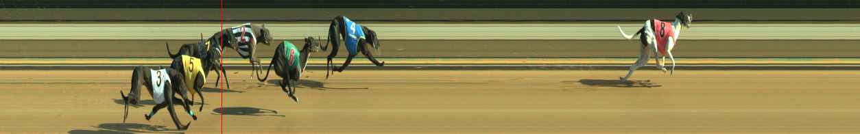 Photo finish for Warragul Race 8