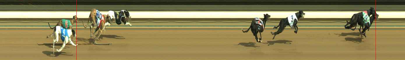 Photo finish for Warragul Race 2