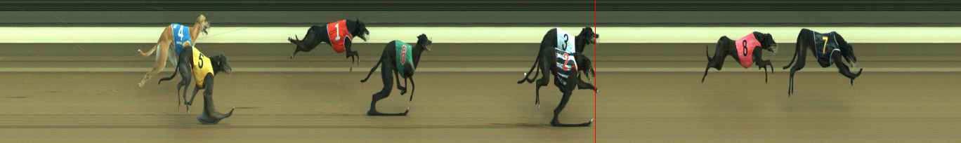 Photo finish for Warragul Race 5