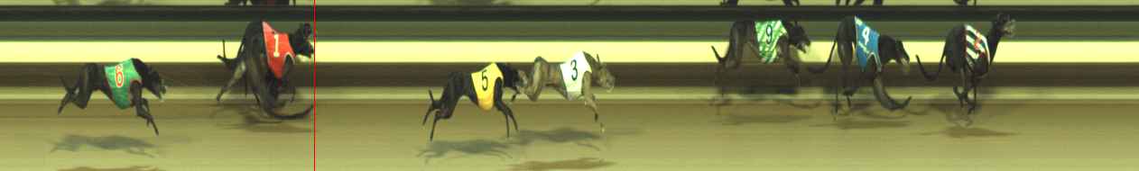Photo finish for Warragul Race 6