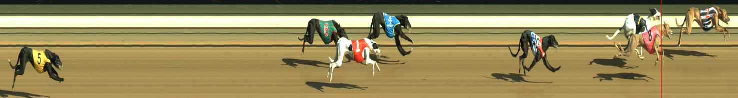 Photo finish for Warragul Race 1