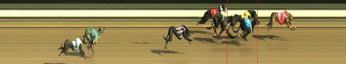 Photo finish for Warragul Race 3