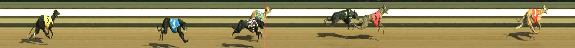 Photo finish for Warragul Race 1