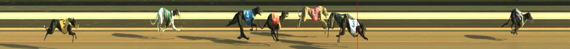 Photo finish for Warragul Race 7
