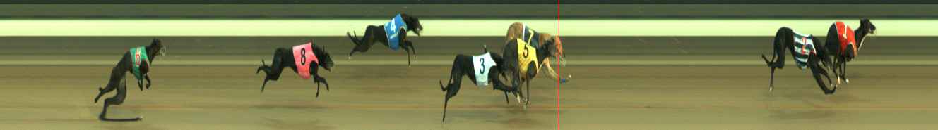 Photo finish for Warragul Race 9