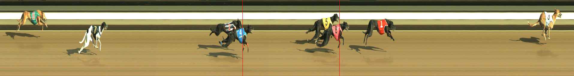 Photo finish for Warragul Race 1
