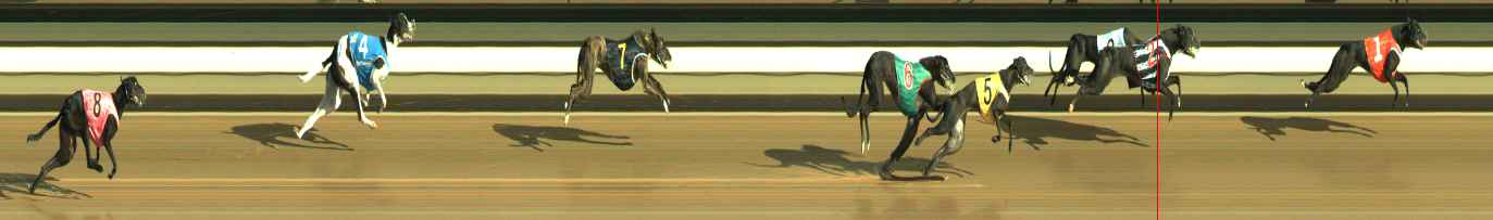 Photo finish for Warragul Race 3
