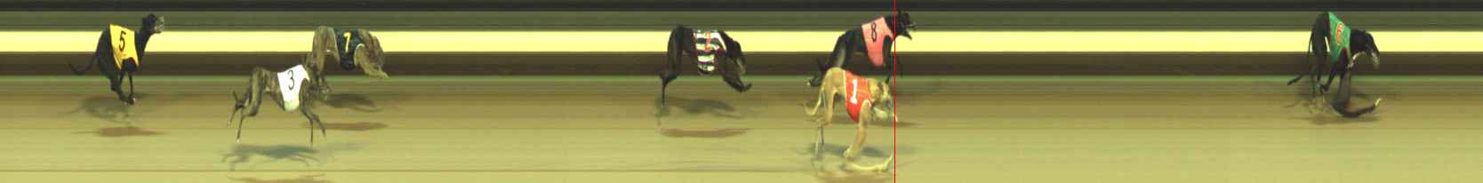 Photo finish for Warragul Race 1