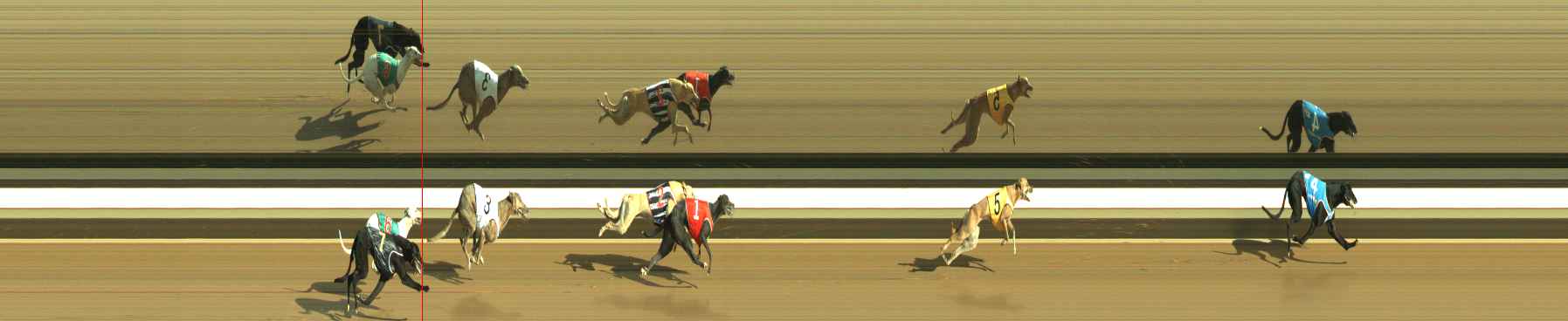 Photo finish for Warragul Race 2