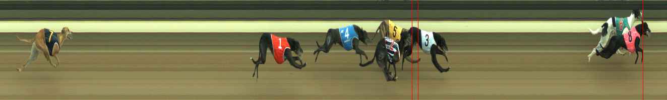 Photo finish for Warragul Race 6