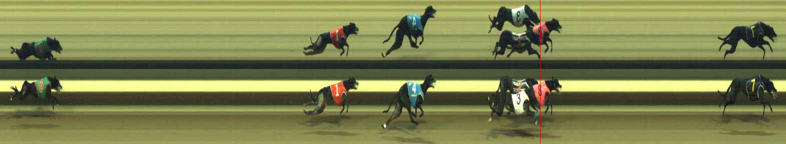 Photo finish for Warragul Race 10