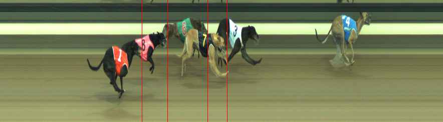 Photo finish for Warragul Race 6