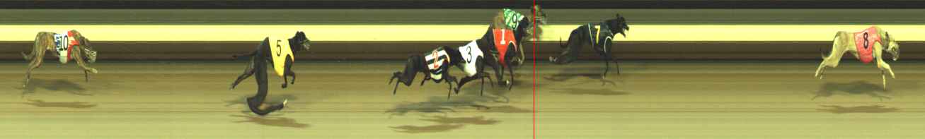 Photo finish for Warragul Race 2