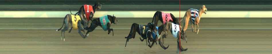 Photo finish for Warragul Race 6