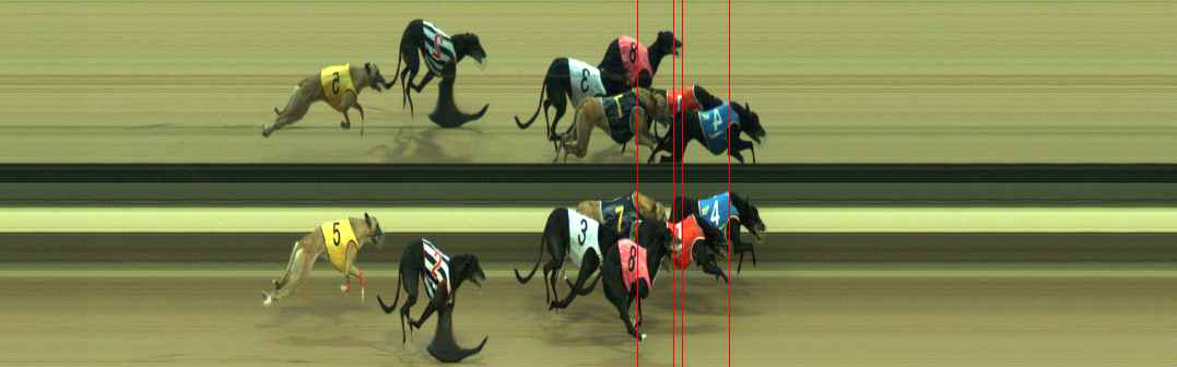 Photo finish for Warragul Race 7