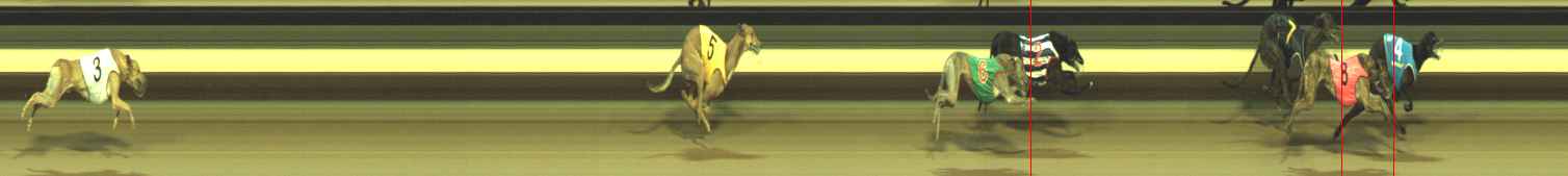 Photo finish for Warragul Race 6