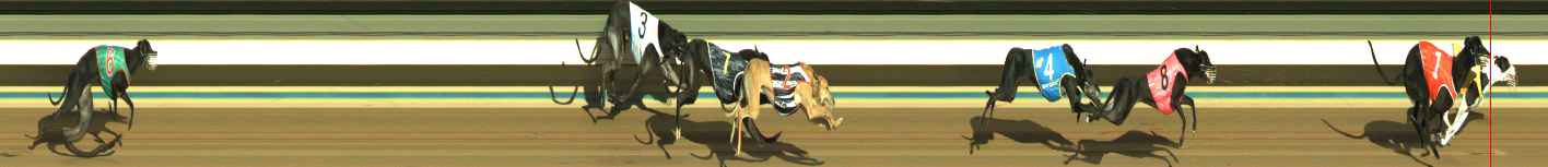 Photo finish for Warragul Race 8