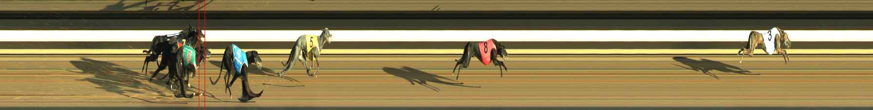 Photo finish for Warragul Race 2