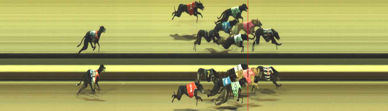 Photo finish for Warragul Race 12
