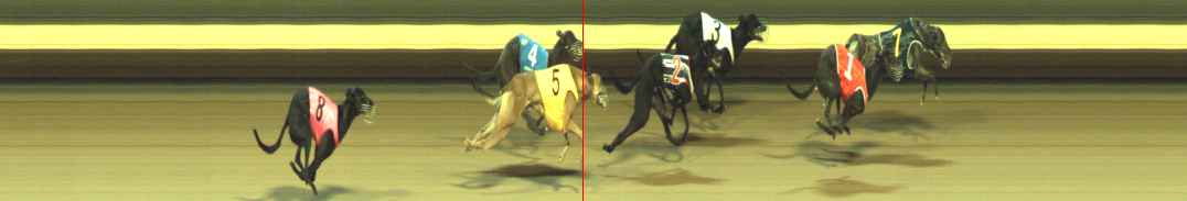 Photo finish for Warragul Race 2