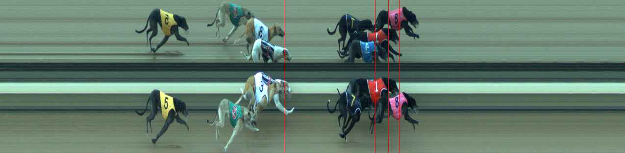 Photo finish for Warragul Race 7