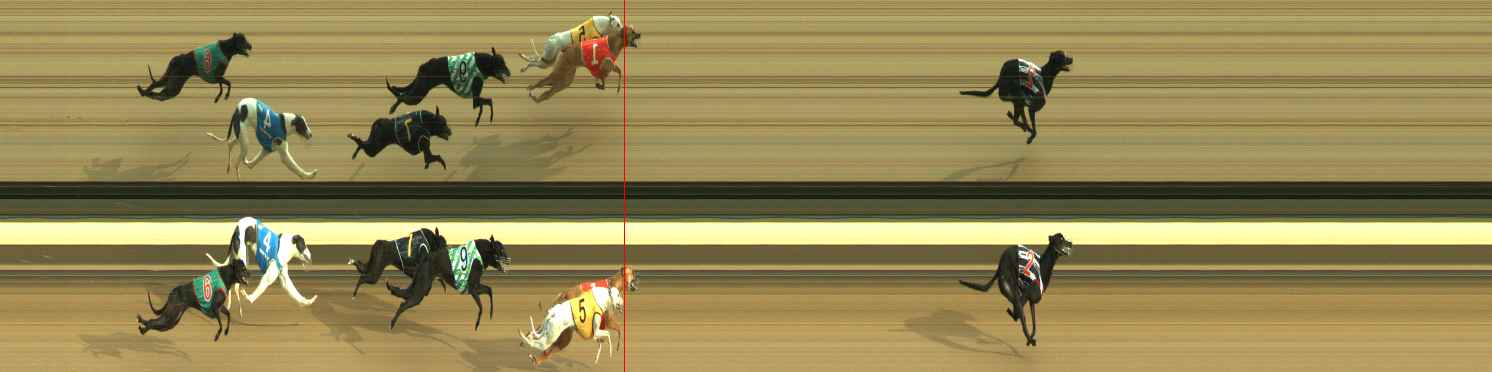 Photo finish for Warragul Race 1