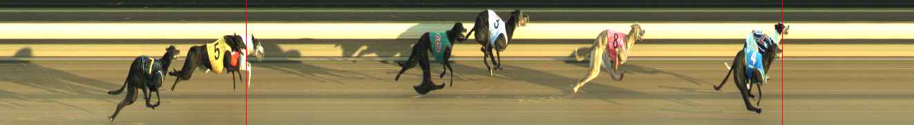 Photo finish for Warragul Race 6