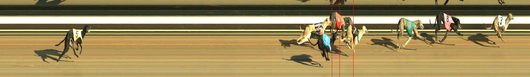 Photo finish for Warragul Race 1