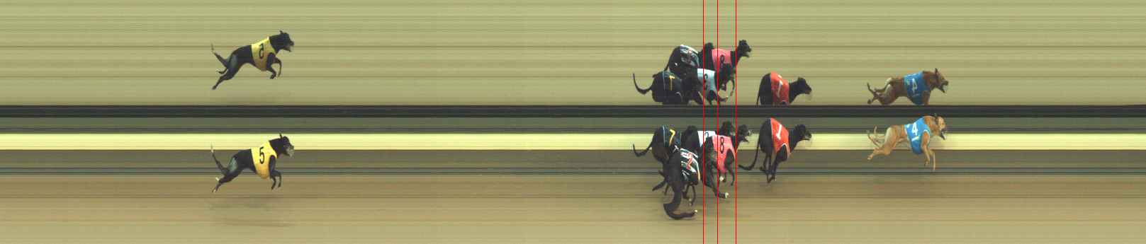 Photo finish for Warragul Race 6