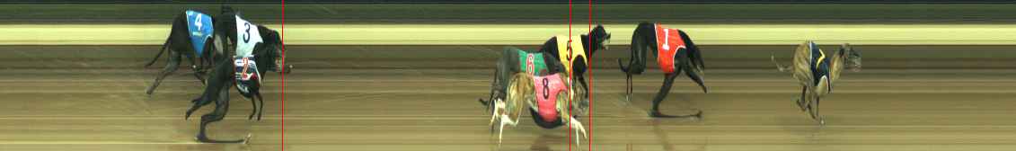 Photo finish for Warragul Race 3