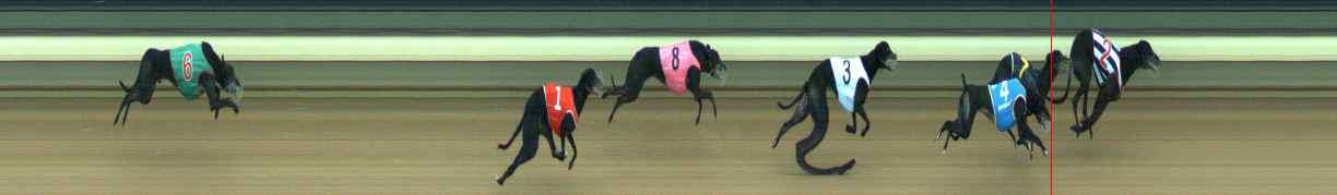 Photo finish for Warragul Race 7