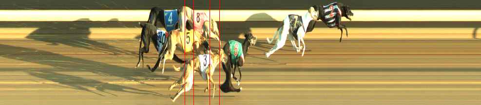 Photo finish for Warragul Race 6
