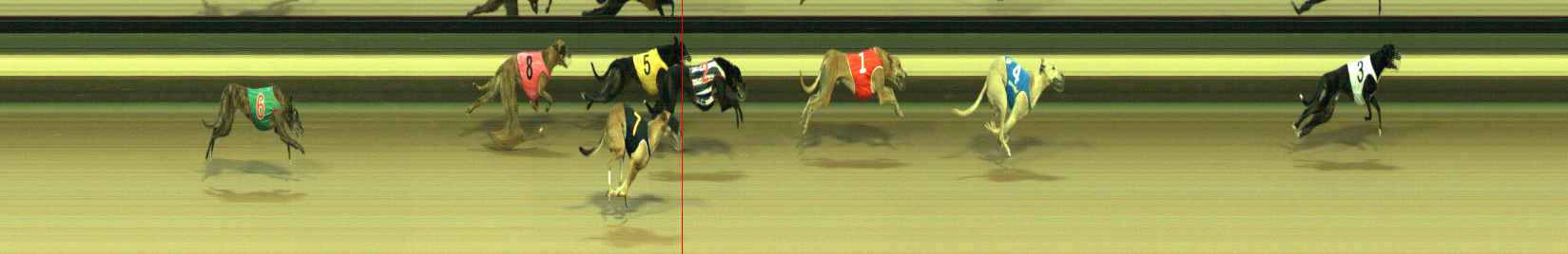 Photo finish for Warragul Race 6