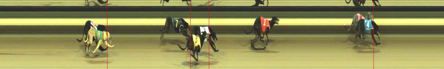 Photo finish for Warragul Race 7