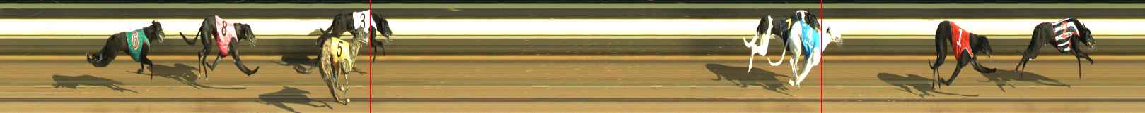 Photo finish for Warragul Race 2