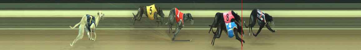Photo finish for Warragul Race 6