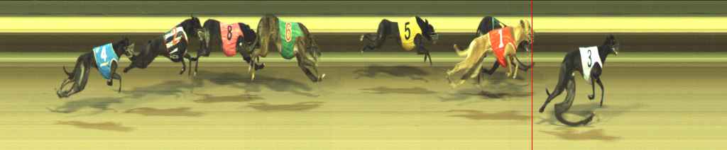 Photo finish for Warragul Race 6