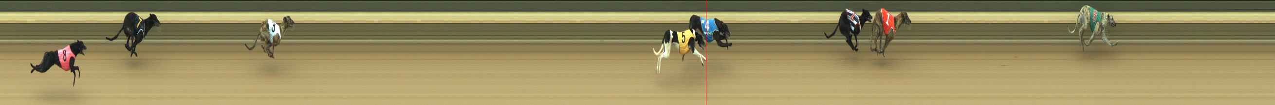Photo finish for Warragul Race 1