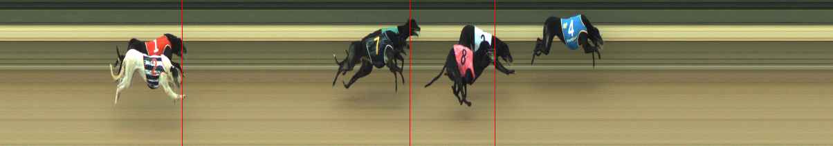 Photo finish for Warragul Race 3