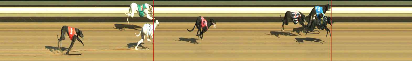 Photo finish for Warragul Race 1