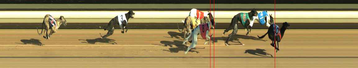 Photo finish for Warragul Race 2