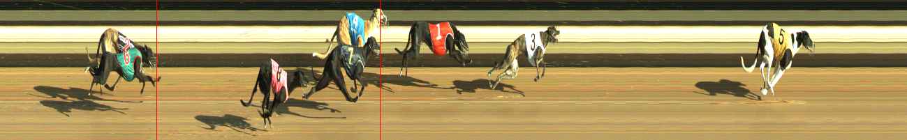 Photo finish for Warragul Race 3