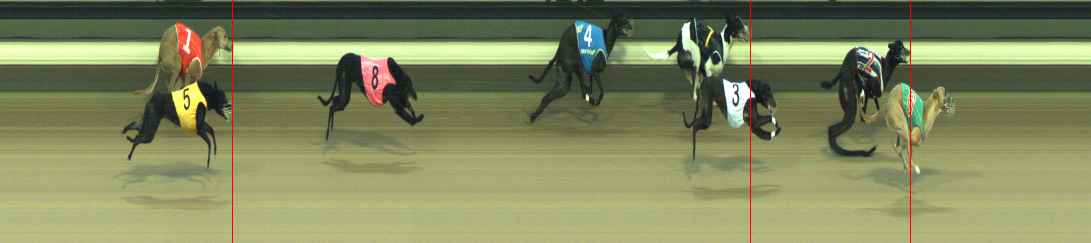 Photo finish for Warragul Race 9