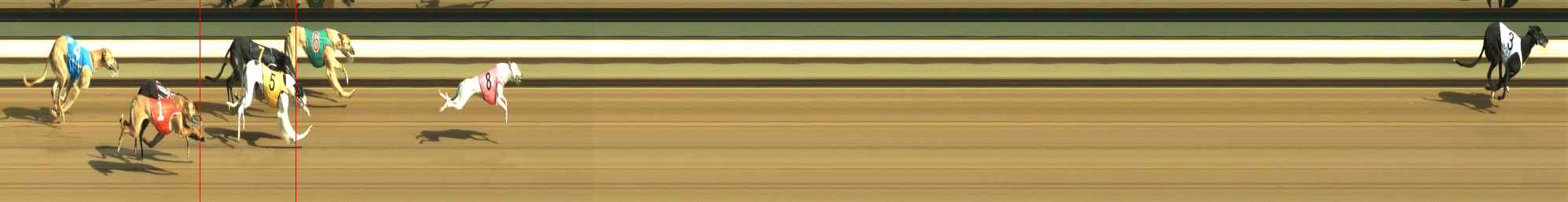 Photo finish for Warragul Race 1