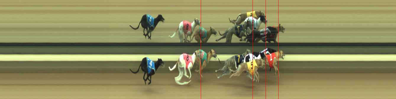 Photo finish for Warragul Race 6