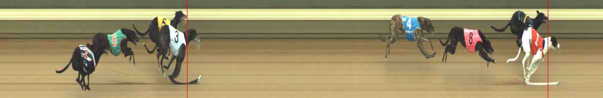 Photo finish for Warragul Race 2