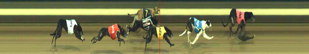 Photo finish for Warragul Race 9