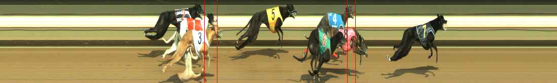 Photo finish for Warragul Race 7