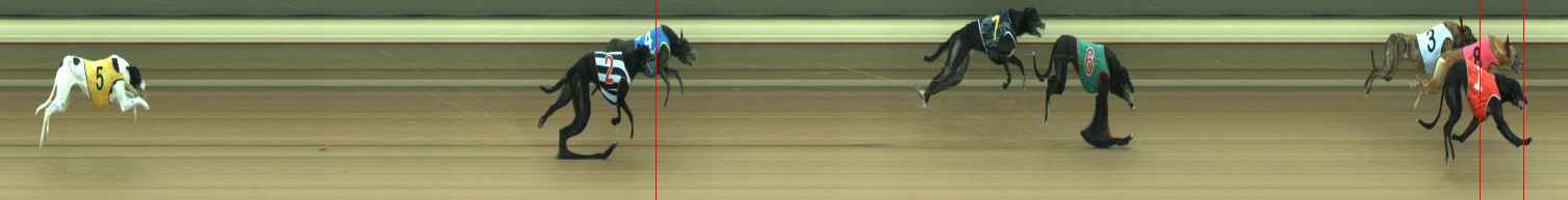 Photo finish for Warragul Race 9